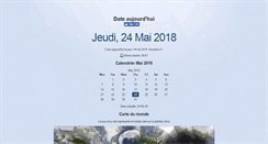 Desktop Screenshot of dateaujourdhui.com