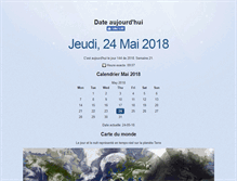 Tablet Screenshot of dateaujourdhui.com